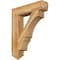 Ekena Millwork Balboa Arts & Crafts Rough Sawn Bracket, Western Red Cedar, 6"W x 30"D x 36"H BKT06X30X36BOA03RWR - alternate 1